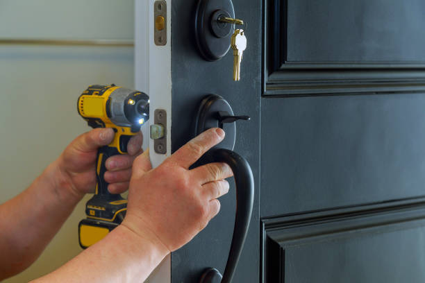 Licensed Locksmith at Work
